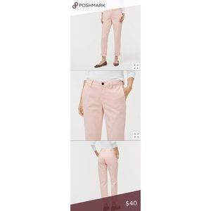 Jcrew Comfy soft pink chino pants 00